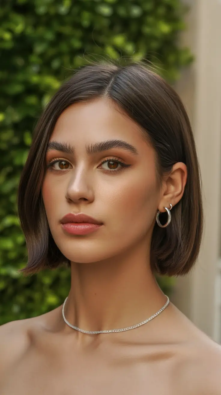 Stylish bob cuts for women 2026 Sleek Short Bob with Side Part Definition