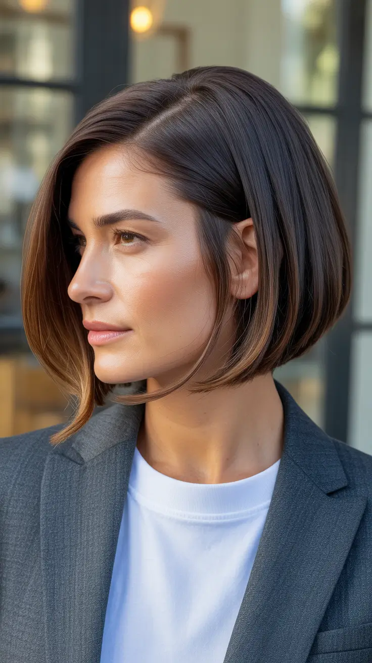 Chic Modern Bob haircuts for women over 40 2026