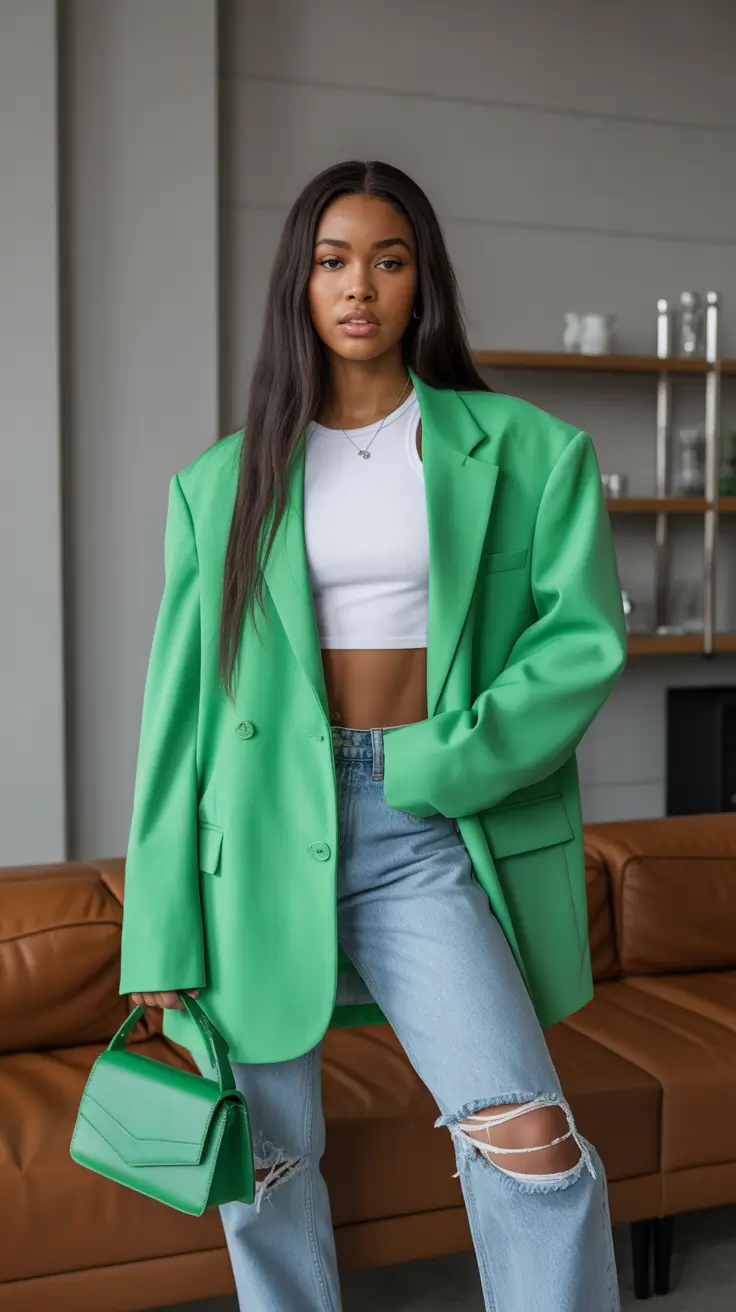 every day spring outfits 2026 Bright Blazer Energy for Confident Spring Days