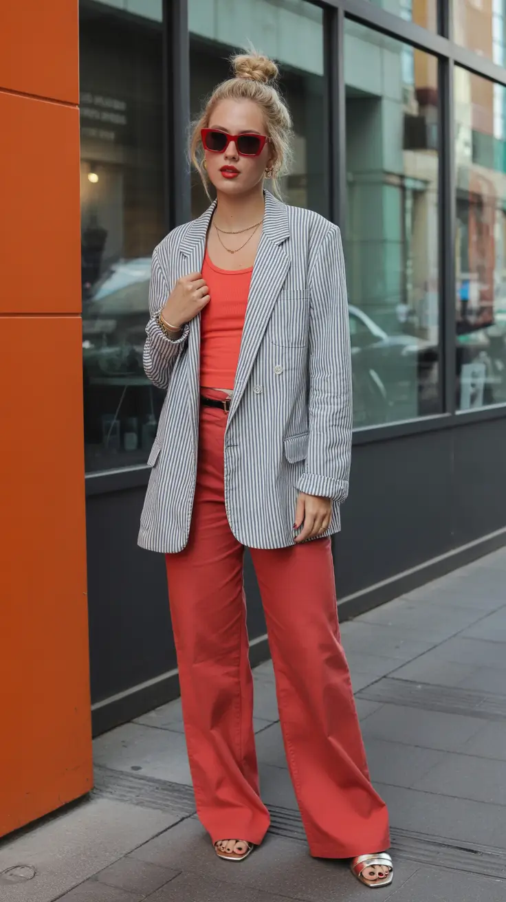 every day spring outfits 2026 Preppy Color Play with a Modern Twist