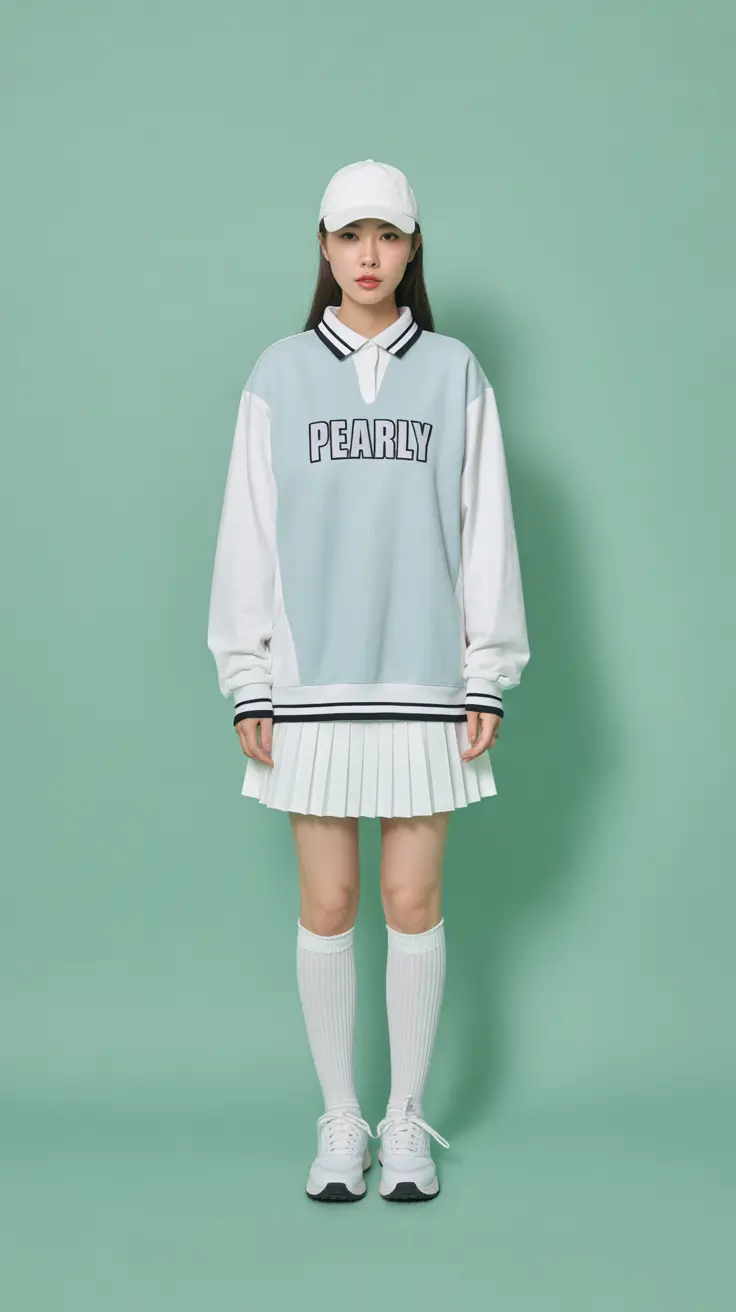 best-spring-golf-outfits-for-women-2026-Soft-Pastel-Layers-for-Chilly-Spring-Starts