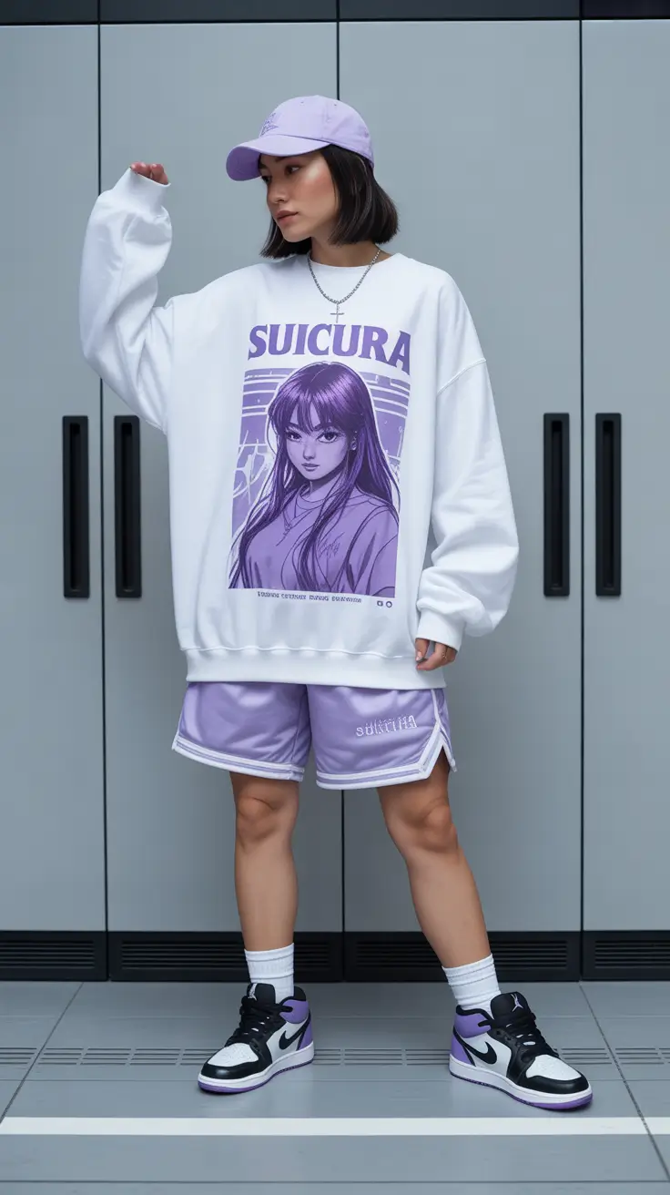 spring y2k outfits 2026 Anime Sport Mode With a Retro Twist