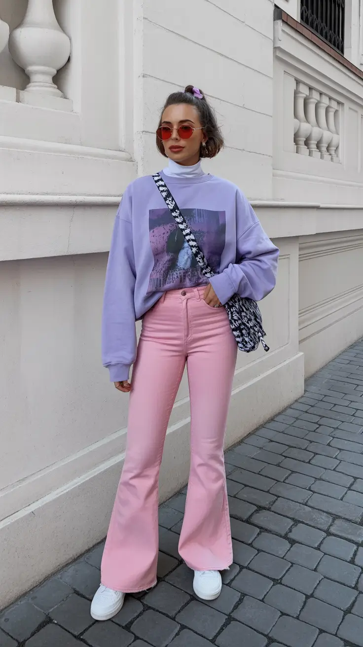 spring y2k outfits 2026 Pastel Dream Streetwear
