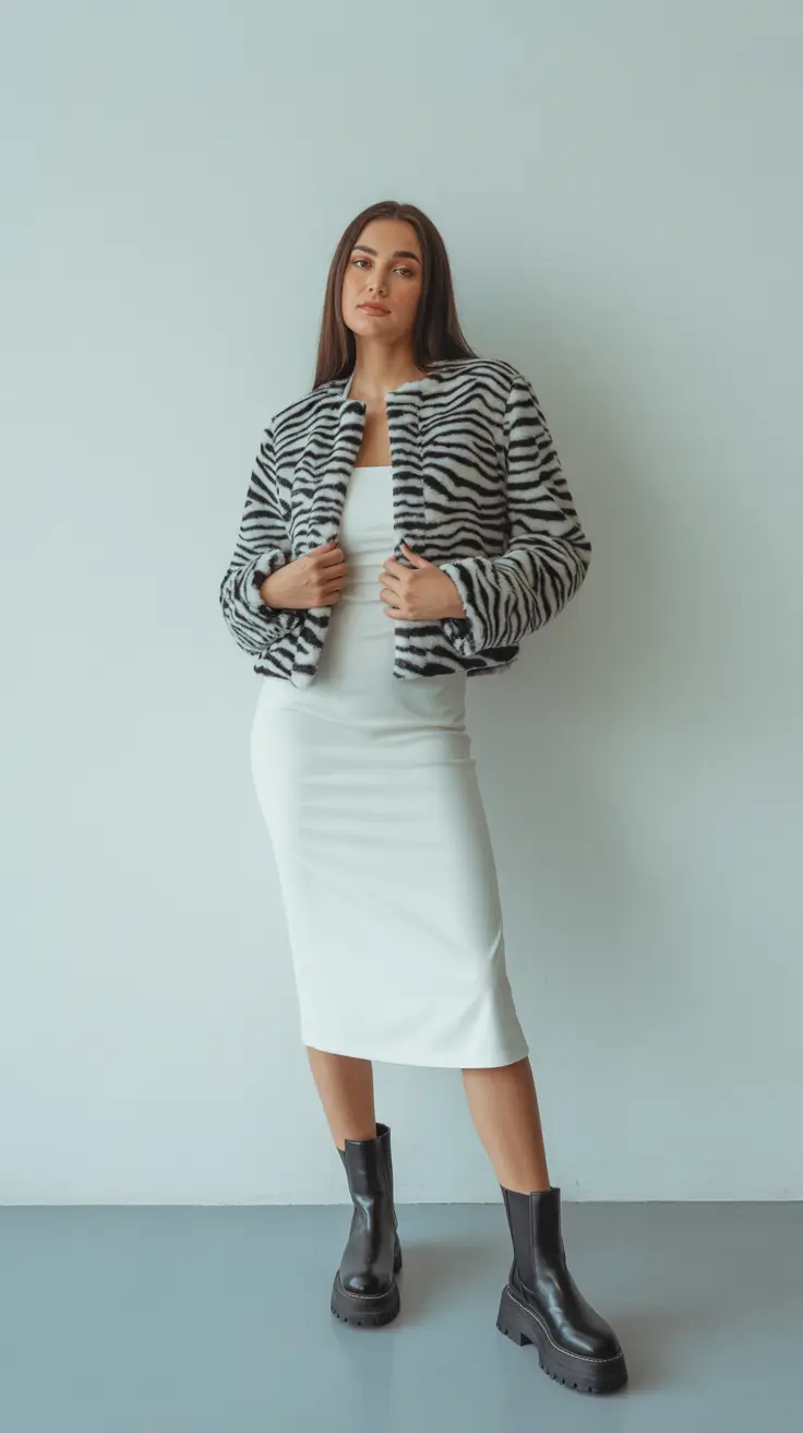 midsize spring outfits 2026 Monochrome-Sleekness-With-a-Wild-Spring-Edge