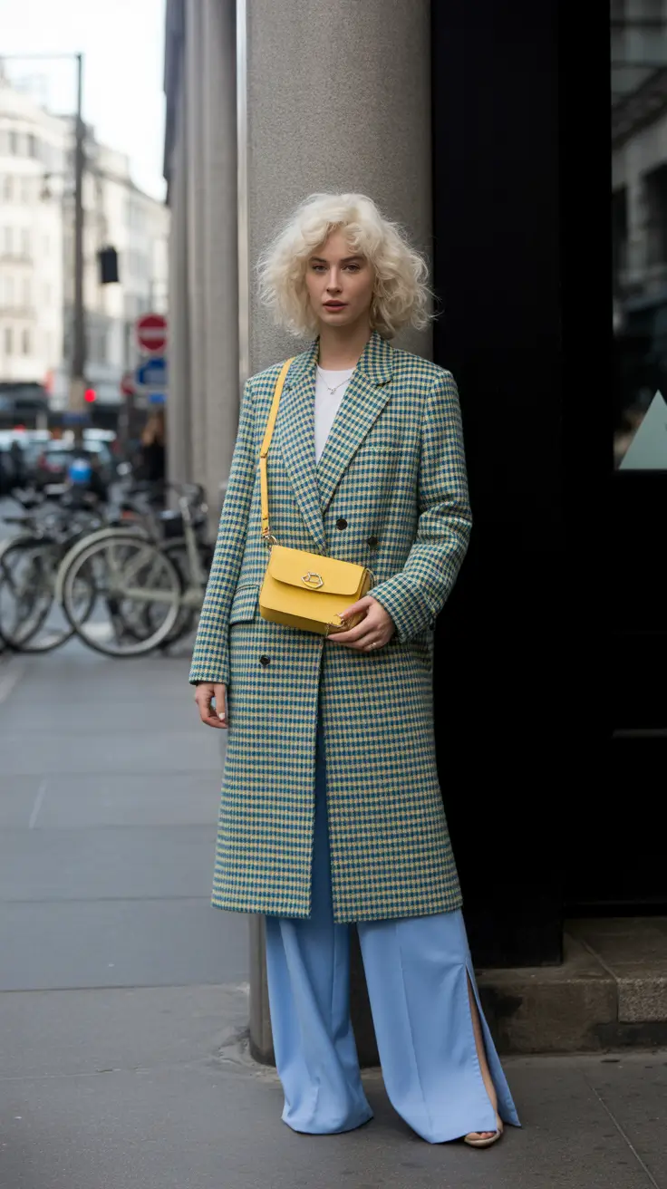 london spring outfit 2026 Pastel Tailoring With a Sunshine Twist