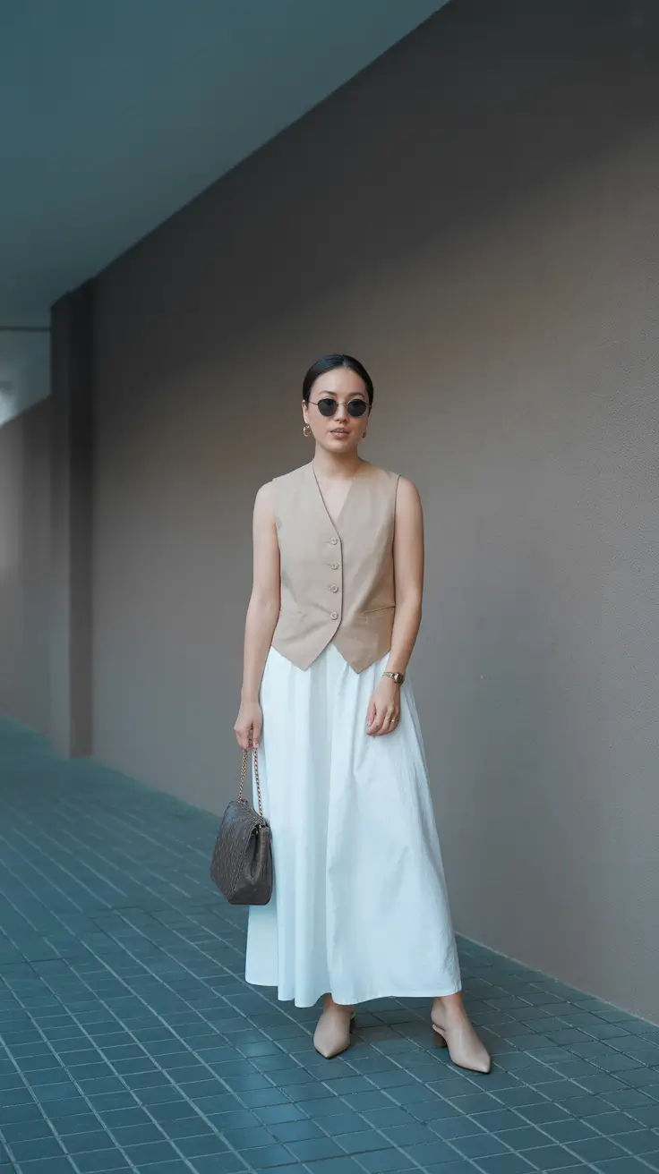 old money spring outfits 2026 Soft Neutrals With Tailored Ease