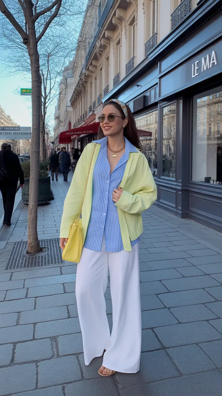 old money spring outfits 2026 Pastel Layers for a Bright Spring Morning