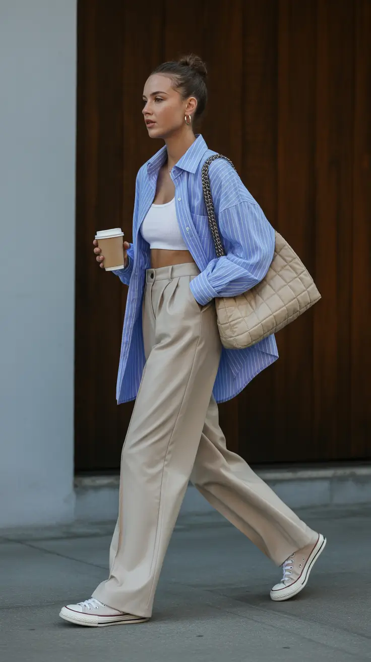 simple spring outfits 2026 Off-Duty Cool With Oversized Spring Layers