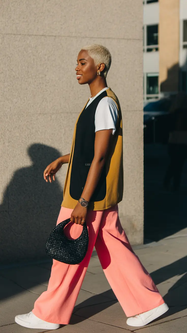 simple spring outfits 2026 Bold Colors With Smooth Tailoring