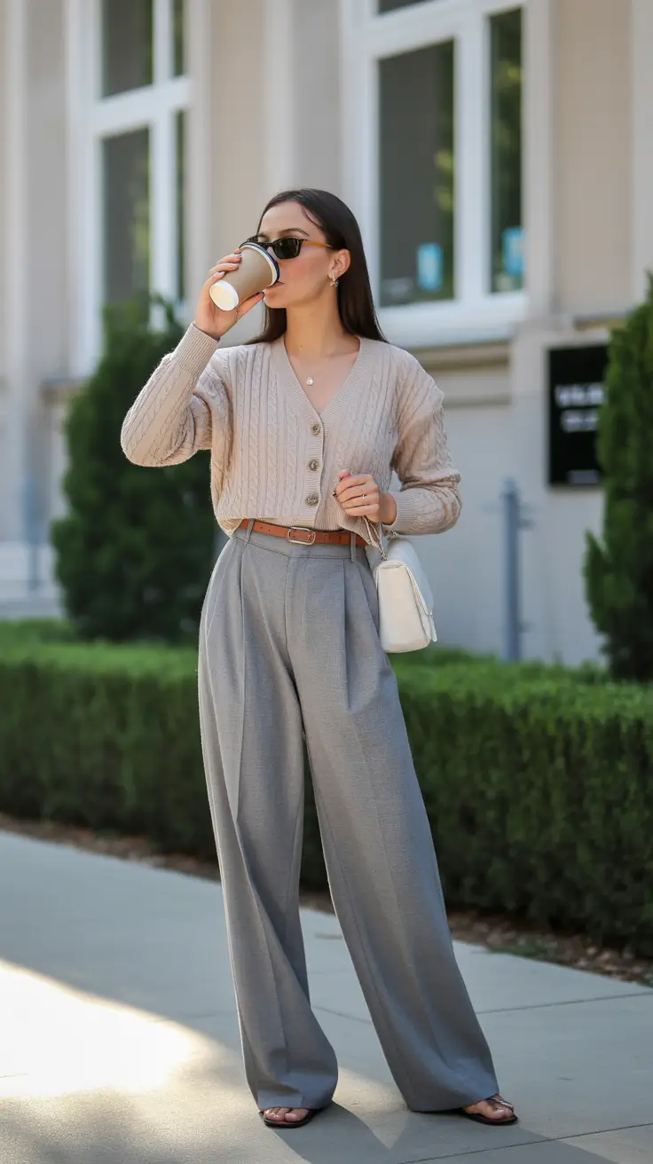 old money spring outfits 2026 Soft Neutrals with Cozy Spring Tailoring