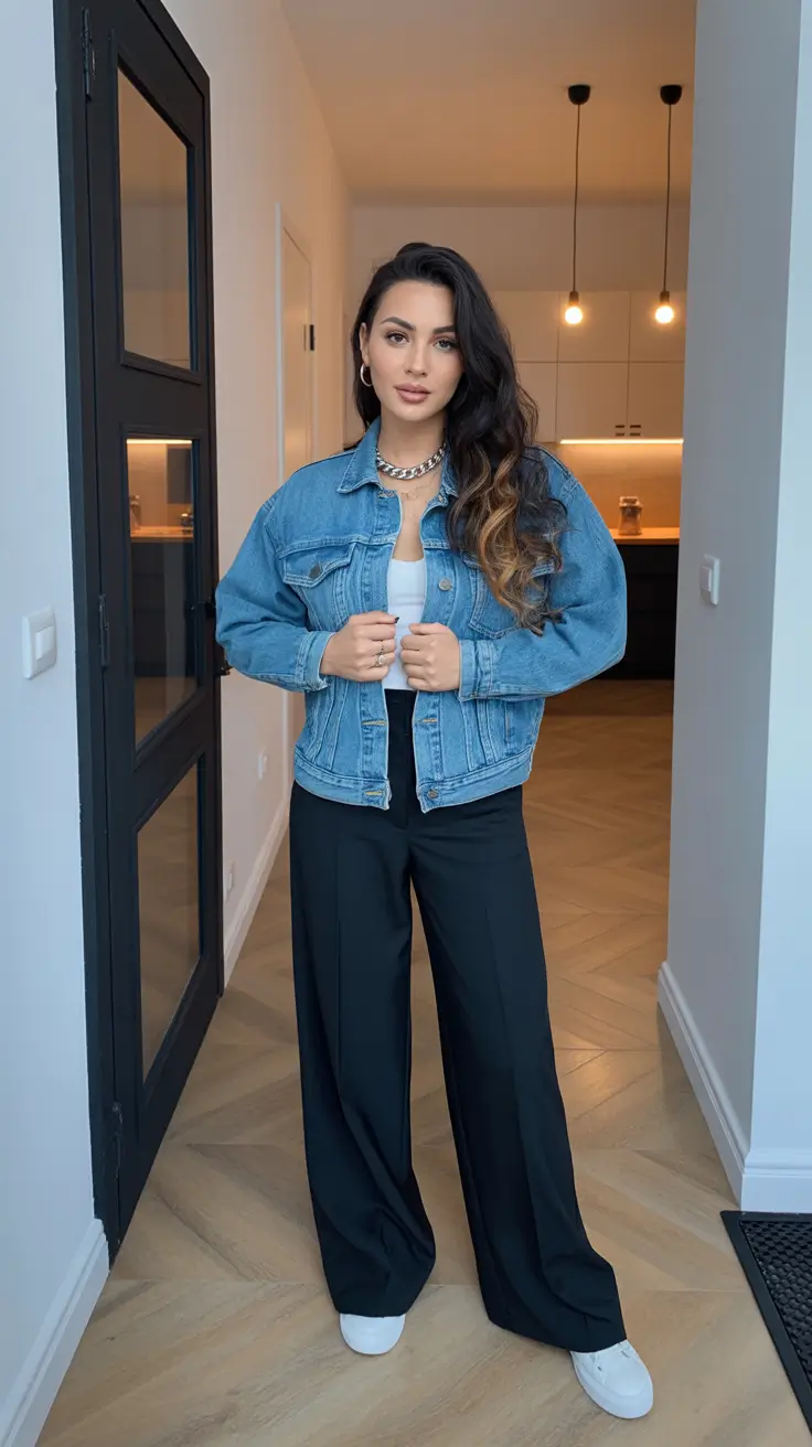 effortless spring capsule wardrobe 2026 Denim Classics With a Confident Modern Edge