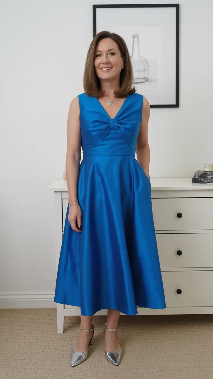 Effortless spring dressing over 50 2026 Bright Blue Elegance for Spring Events