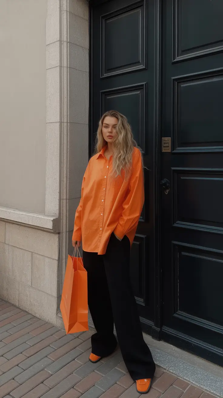 effortless spring going out outfits 2026 Bold Citrus Energy for Early Spring Nights