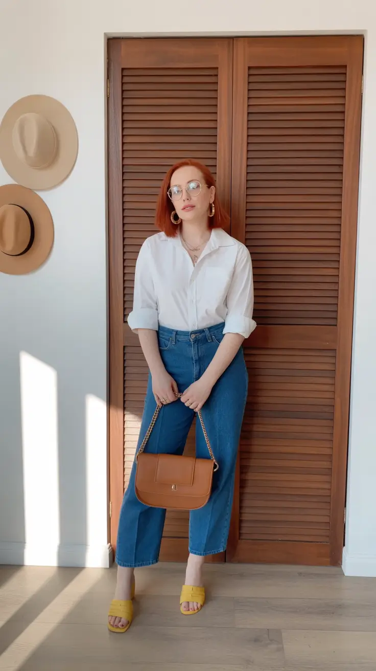 spring outfits women over 30 2026 Everyday Denim with a Touch of Warmth