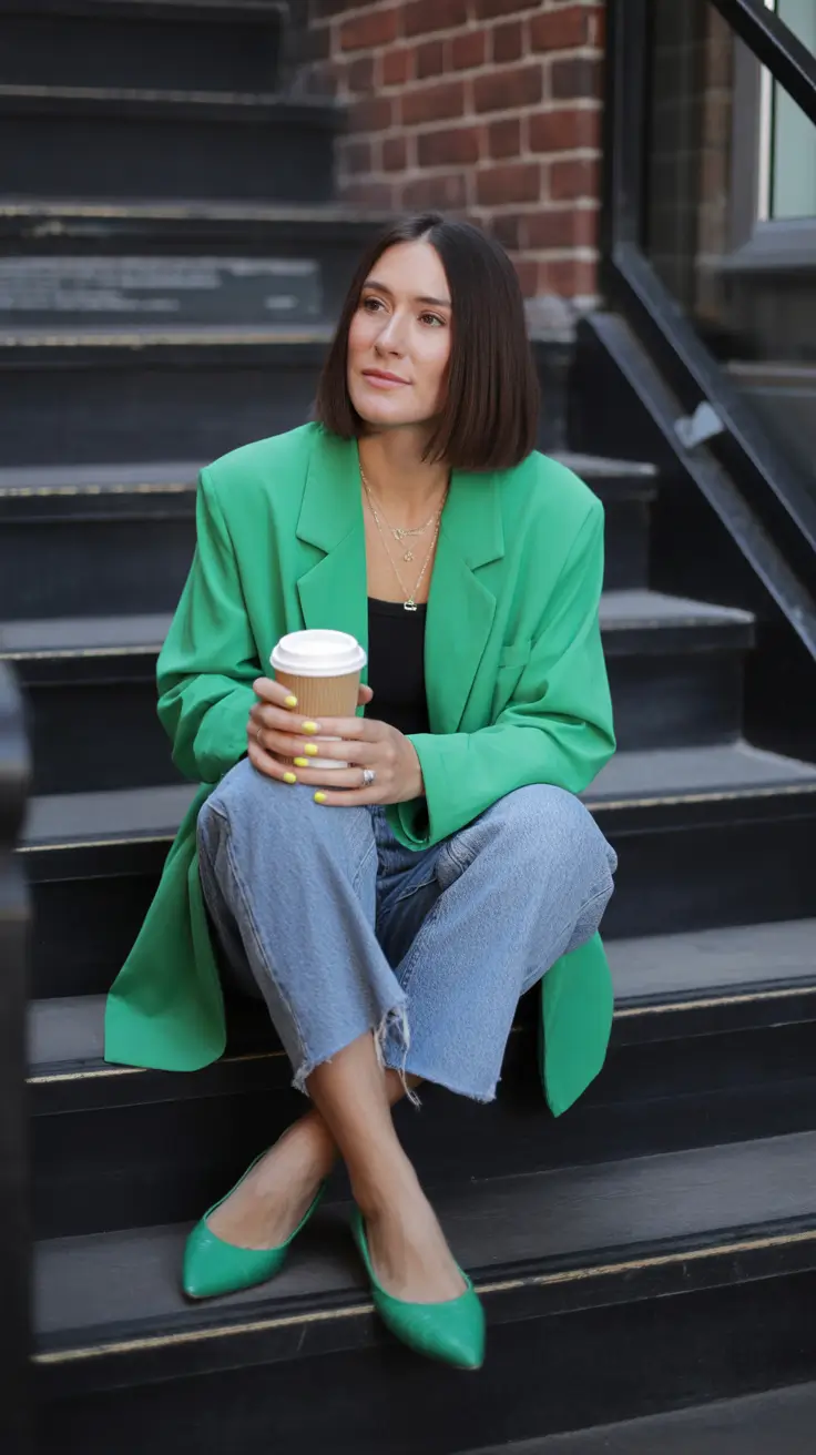 spring outfits women over 30 2026 Bright Blazers for an Instant Mood Lift