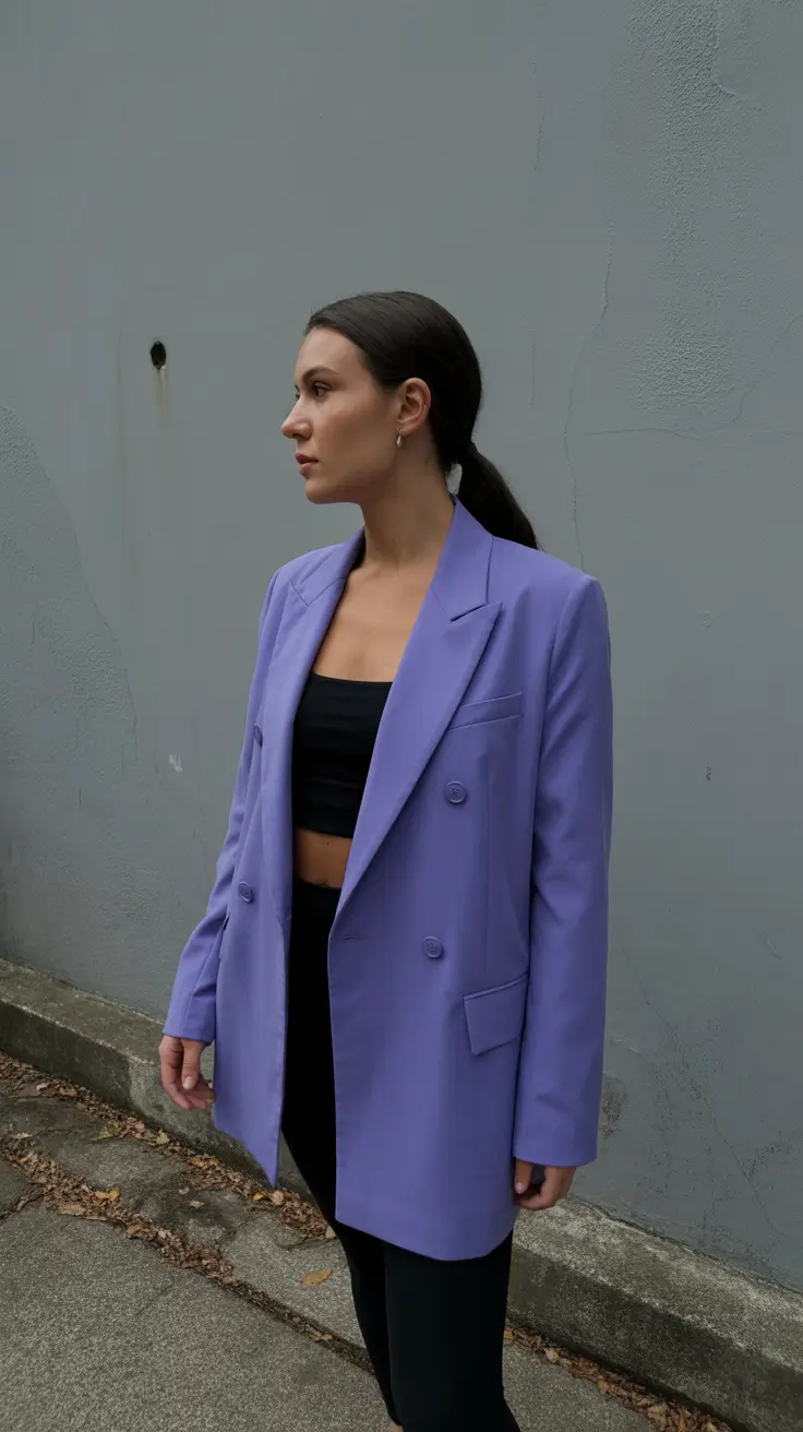 spring outfits women over 40 2026 Soft Lilac Tailoring With Modern Minimalism