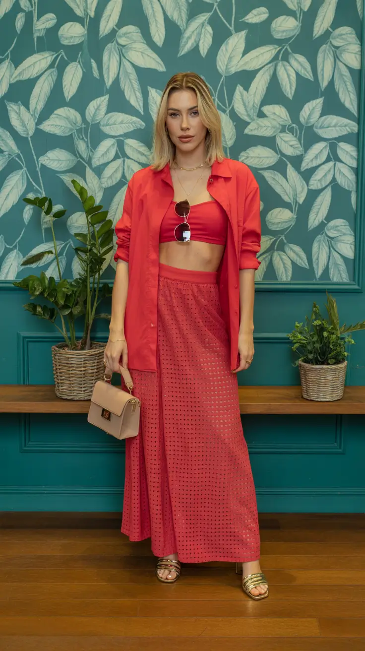 effortless spring travel outfits 2026 Vibrant Color Blocking for Bold Spring Adventures