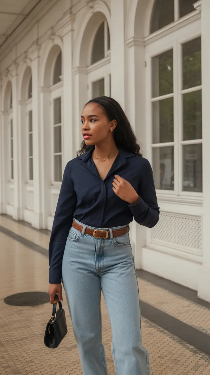 spring wardrobe essentials 2026 Deep Navy and Denim for Everyday Refinement