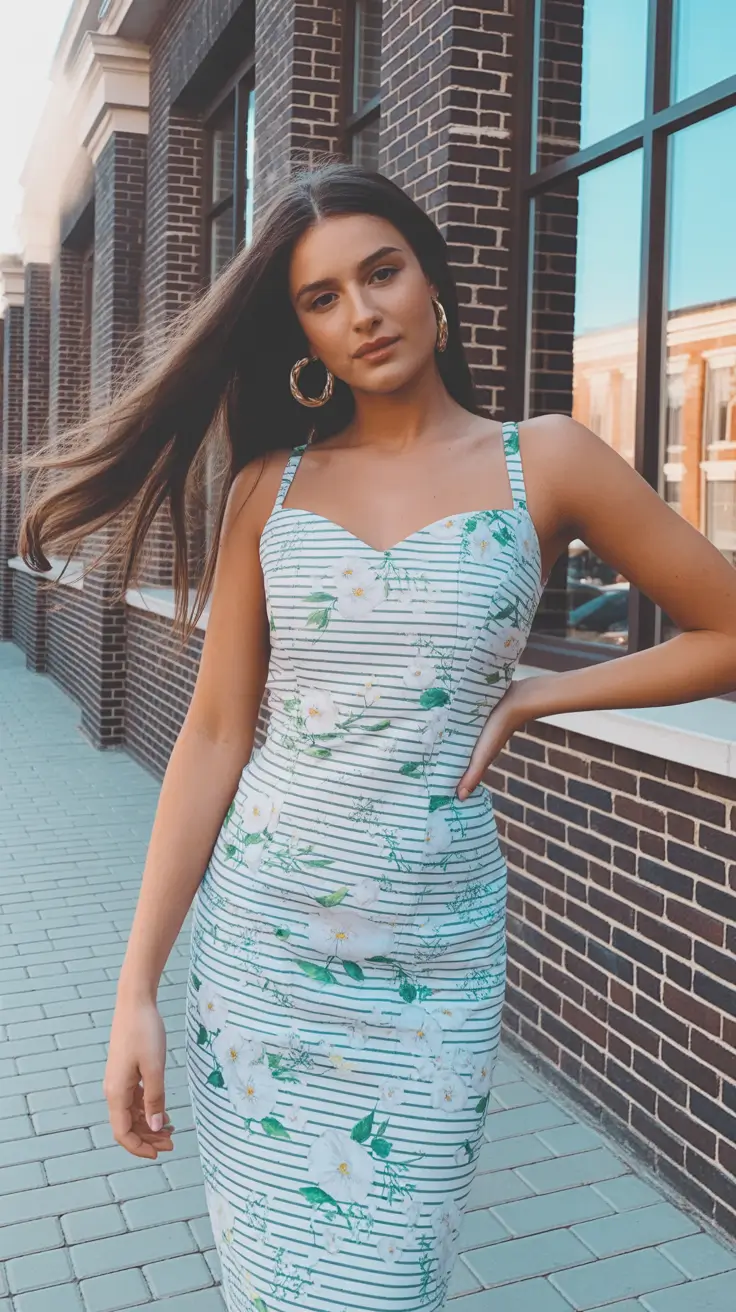 effortless spring wedding outfit 2026 Soft Floral Ease for a Daytime Ceremony