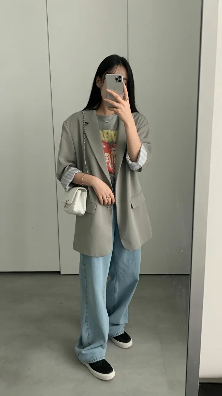 spring workwear 2026 Modern Oversized Blazer for Relaxed Workwear Energy