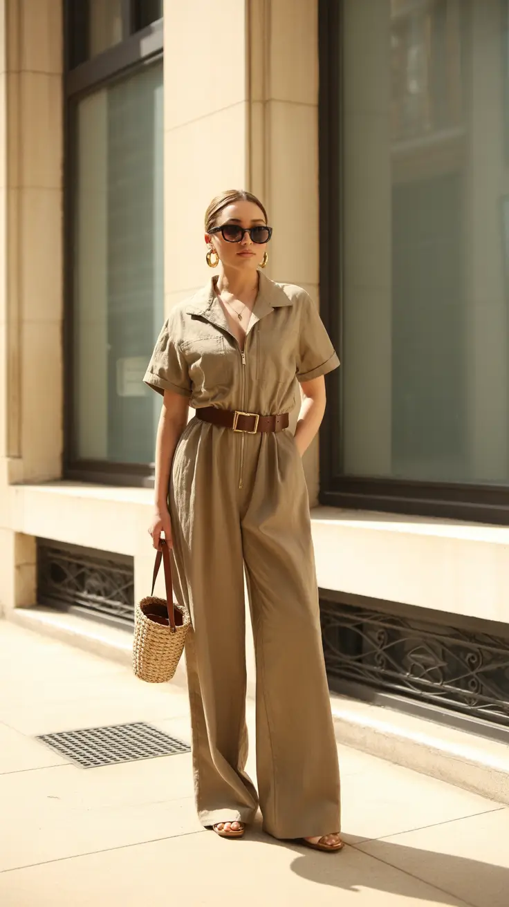 spring workwear 2026 Utility-Inspired Jumpsuit for Effortless Spring Polish