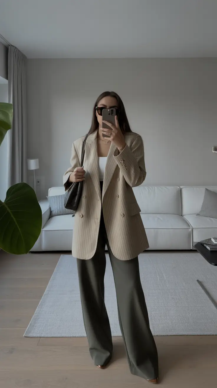 spring workwear 2026 Pinstripes and Earth Tones for Elevated Everyday Style