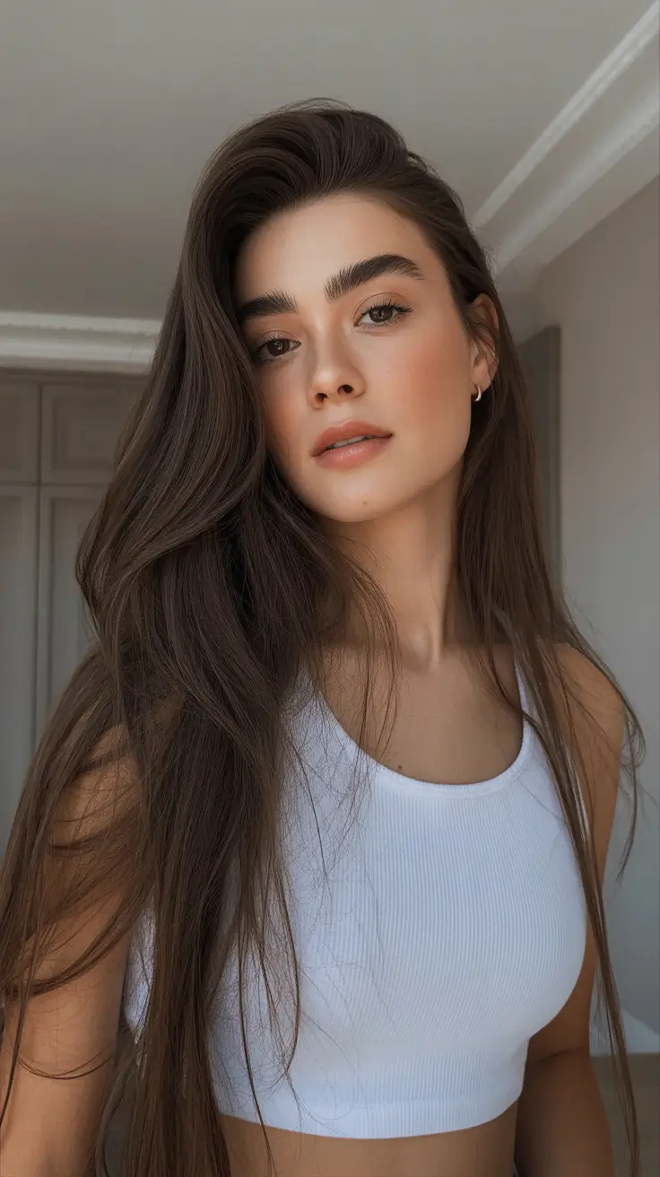 February Haircuts trends 2026 Long Cascading Layers With Natural Soft Volume