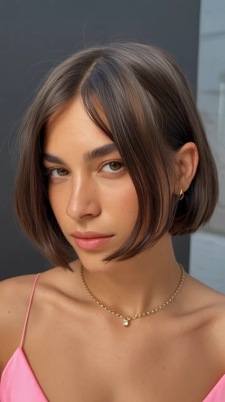 February Haircuts trends 2026 Short Rounded Bob With Soft Face Contour