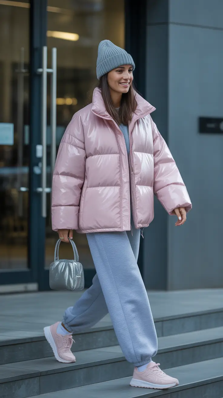 February outfits trends 2026 Pastel Athleisure