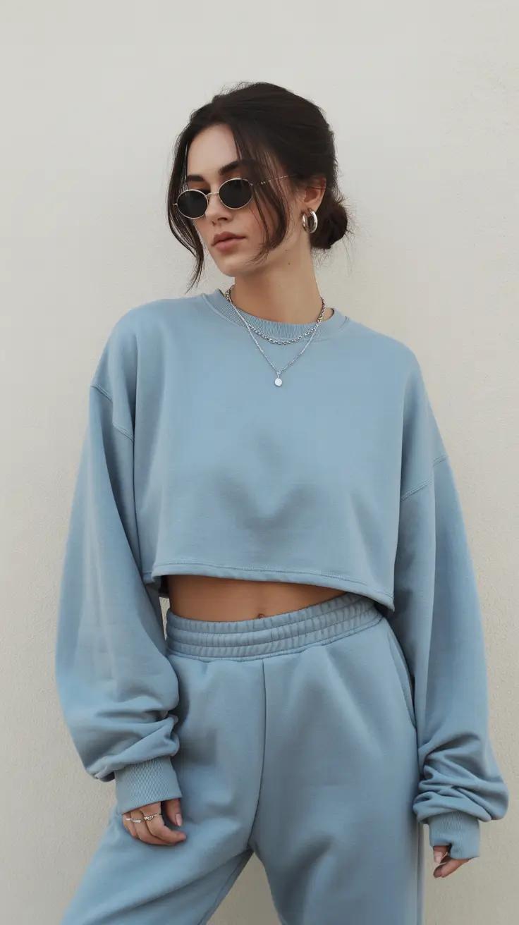 popular spring outfits 2026 trends - Monochrome Loungewear with a Luxe Minimal Twist