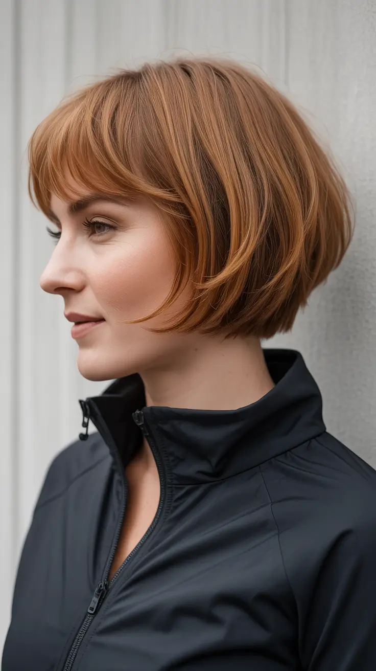 best spring bob haircut 2026 Soft Ginger Bob