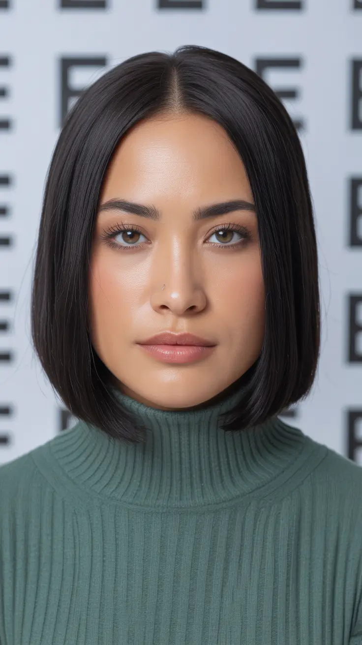 best spring bob haircut 2026 Classic Center Part Bob