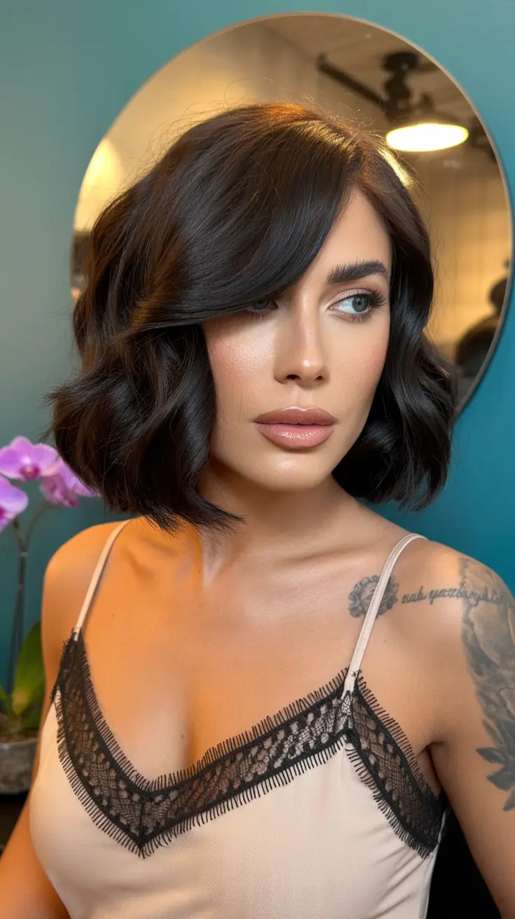 best spring bob haircut 2026 Romantic Wavy Bob