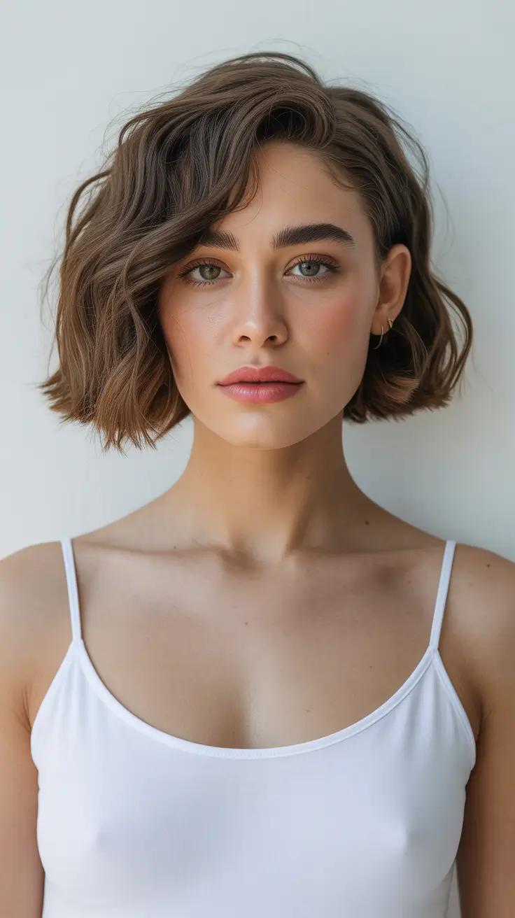 best spring bob haircut 2026 Textured Short Bob