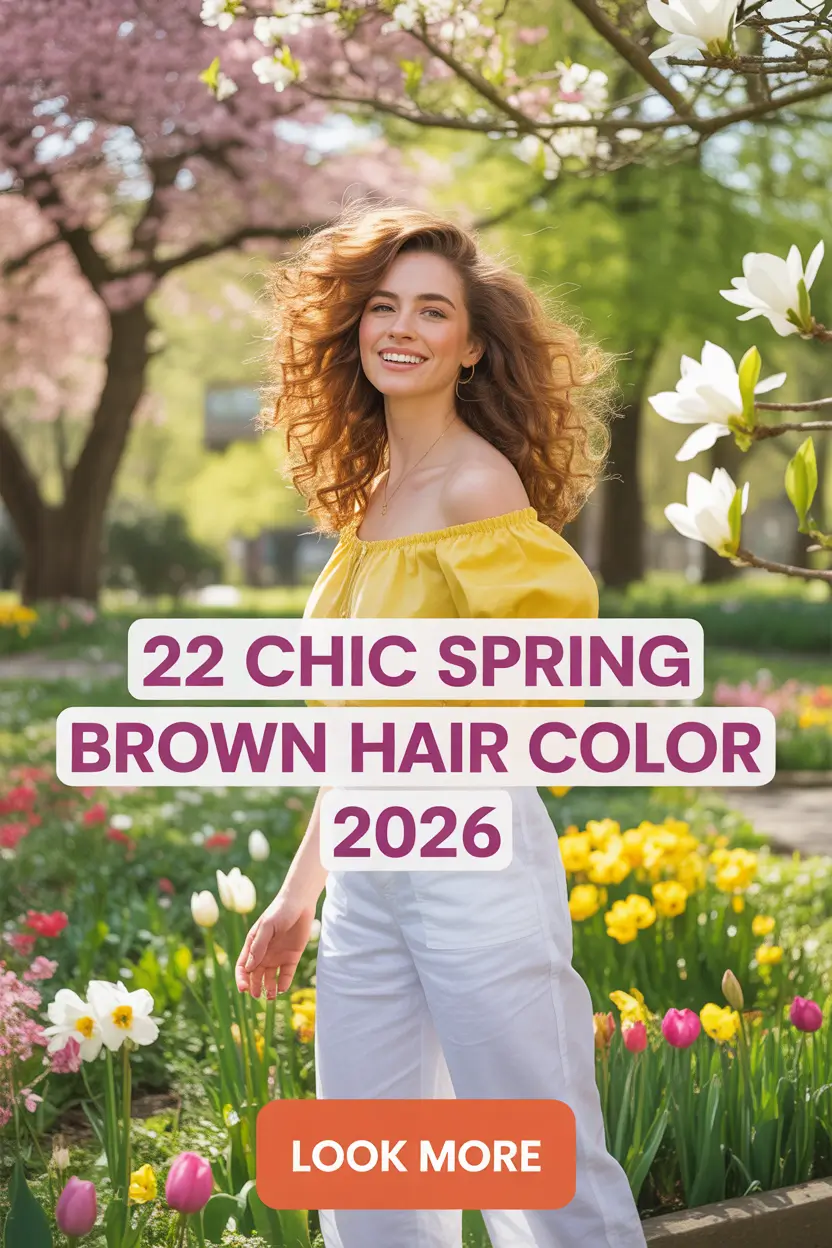 Chic Spring Brown Hair Color 2026 - Bright & Modern Ideas for Brunettes