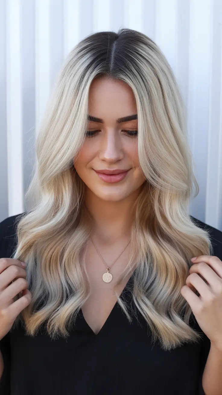 best spring haircuts for heart face shape 2026 Soft Center-Parted Layers