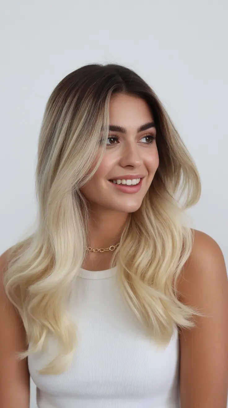 best spring haircuts for heart face shape 2026 Long Blonde Layers