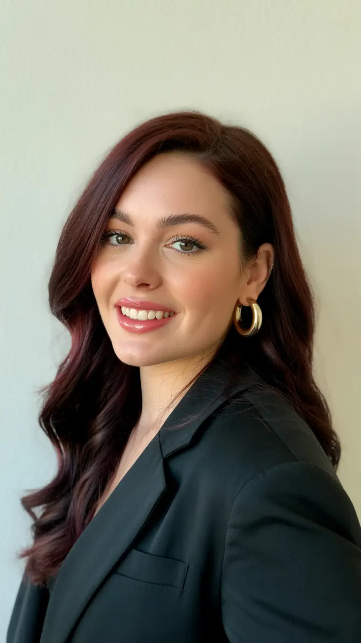 best spring haircuts for heart face shape 2026 Side Part Long Hair