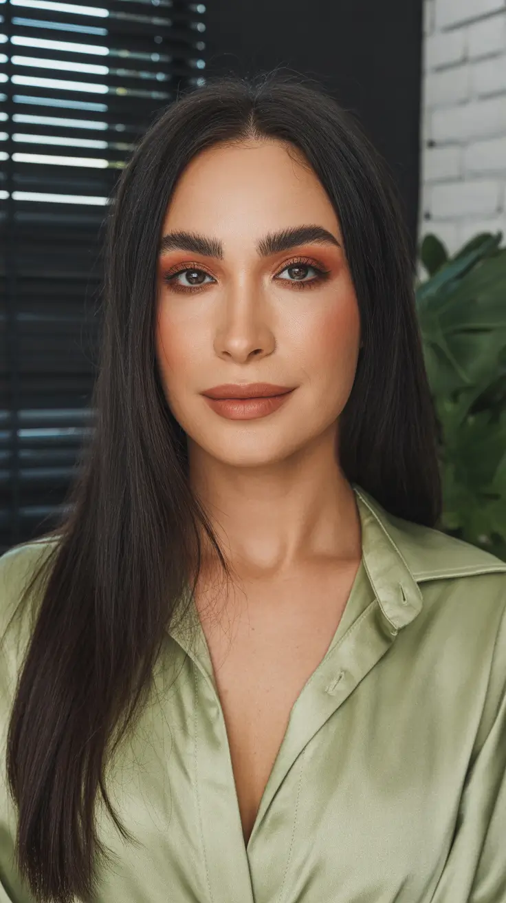 spring Haircuts Women Over 40 Ultra-Sleek Long Hair With Modern Spring Shine