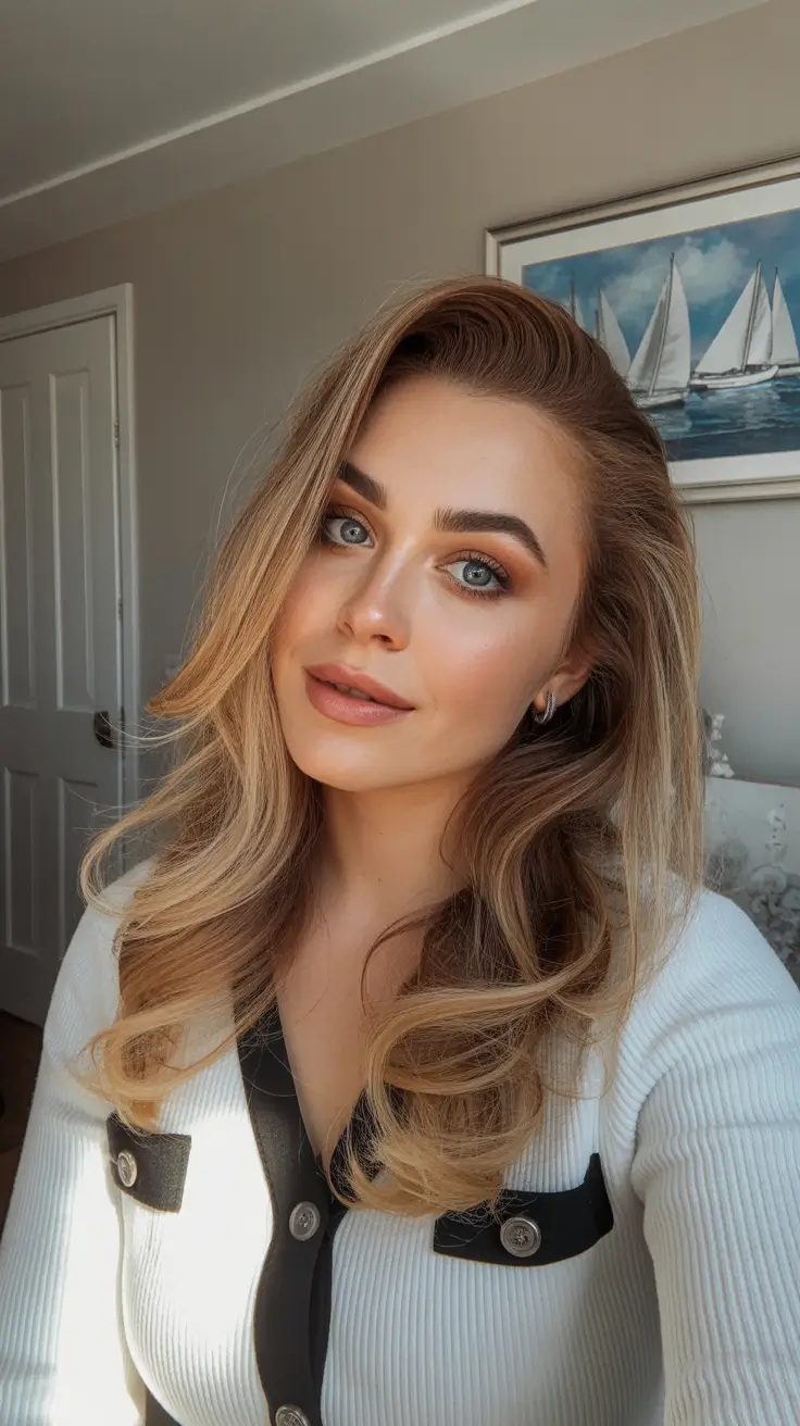 spring Haircuts Women Over 40 Voluminous Curled Ends With Refined Lift