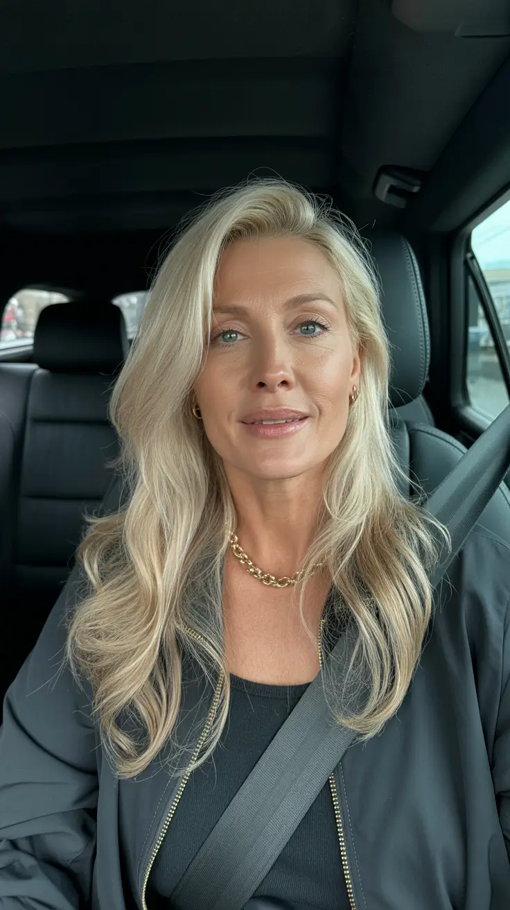 spring Haircuts Women Over 40 Airy Blonde Layers With Effortless Spring Movement