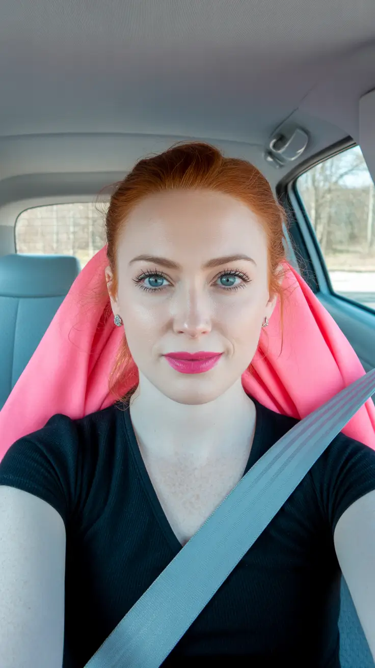 spring Haircuts Women Over 40 Sleek Ginger Updo With Fresh Spring Radiance