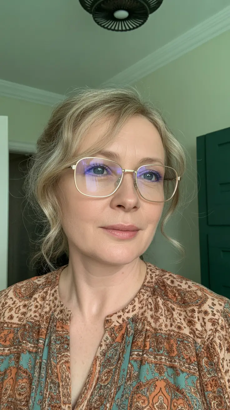 spring Haircuts Women Over 50 Soft Updo-Inspired Layers With Delicate Face Framing