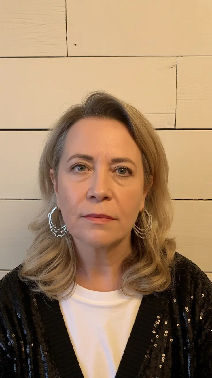 spring Haircuts Women Over 50 Classic Medium Curled Style With Light Volume