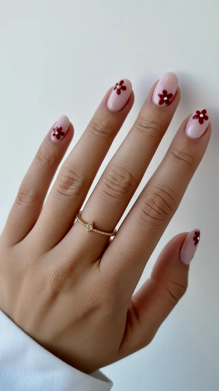 early spring nails 2026 Soft Florals With a Polished Calm