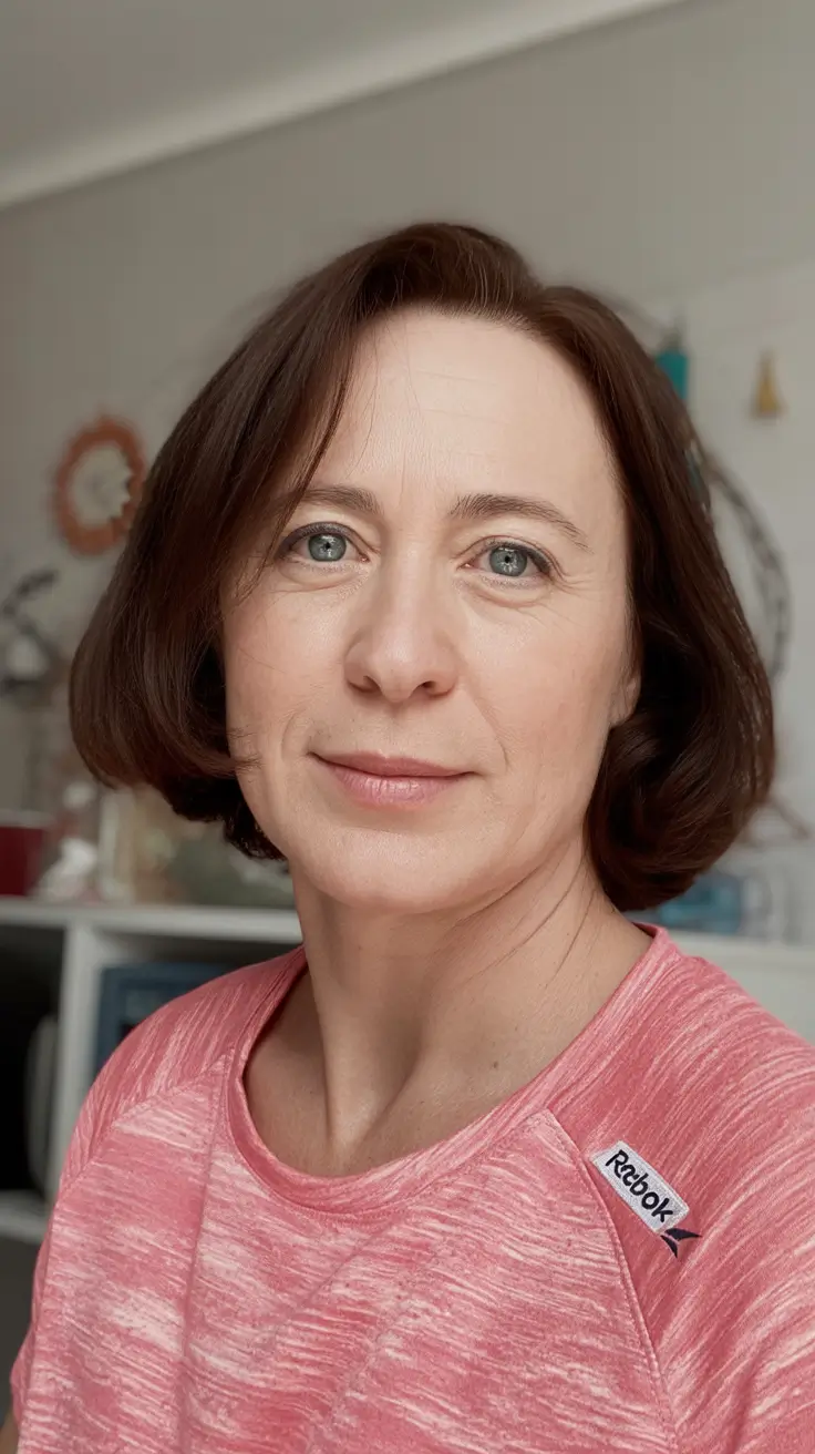 spring haircuts women over 60 Rounded Chin-Length Bob with Soft Curvature