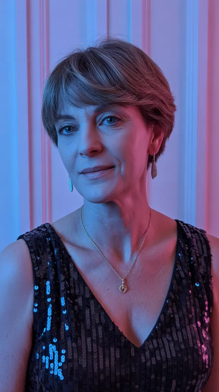 spring haircuts women over 60 Elegant Short Bob with Delicate Layers