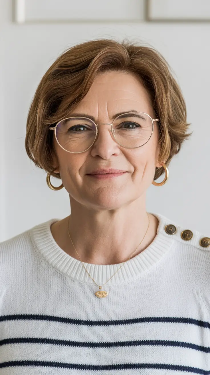 spring haircuts women over 60 Textured Short Bob with Gentle Volume