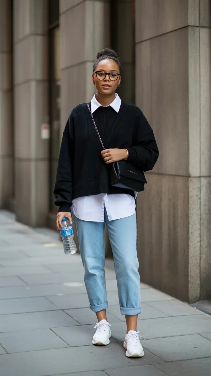 spring outfits black women 2026 Monochrome Layers for Busy Spring Mornings