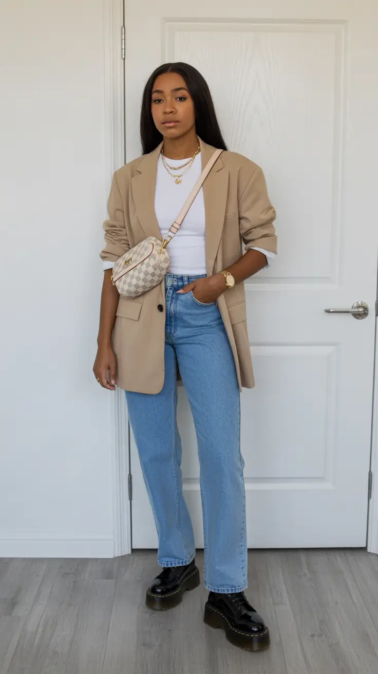 spring outfits black women 2026 Modern Basics with a Luxe Twist